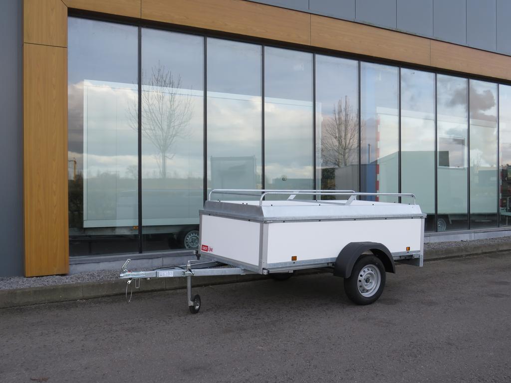 Easyline Gesloten aanhangwagen enkelas 250x130x60cm 750kg